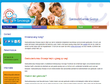 Tablet Screenshot of gastouderbureausnoesje.nl